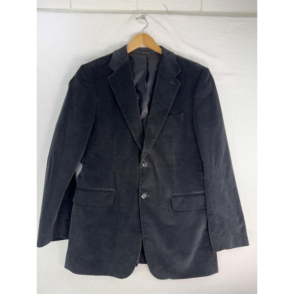 Express Blazer Jacket‎ Mens Medium Corduroy Two Button Sport Coat Classic Fit
